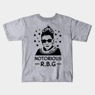 Notorious RBG - Ruth Bader - rbg notorious - Ruth Bader Ginsburg - Girl Power - Women Power - Vintage retro Kids T-Shirt